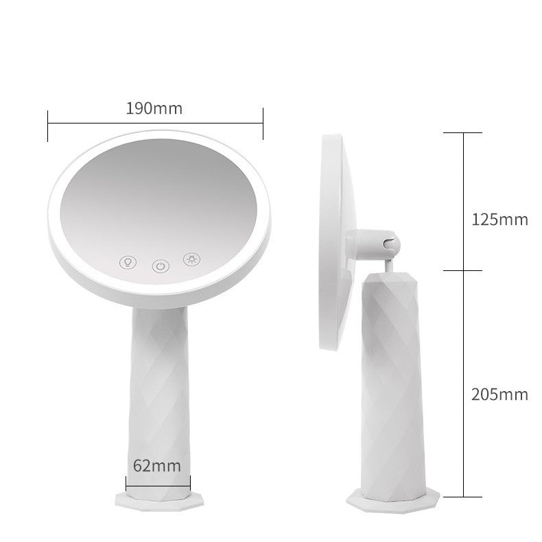 Espejo de Maquillaje con Luz LED De Escritorio