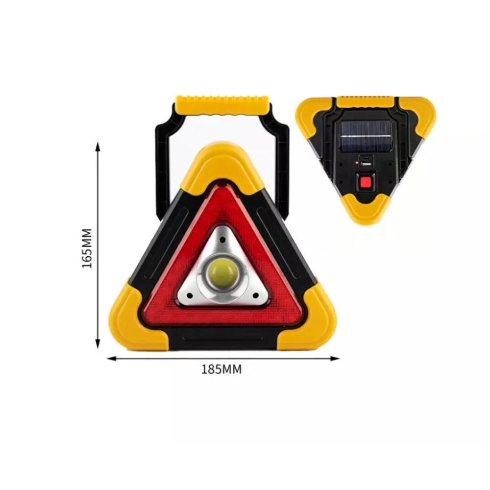 Triángulo de emergencia LED recargable