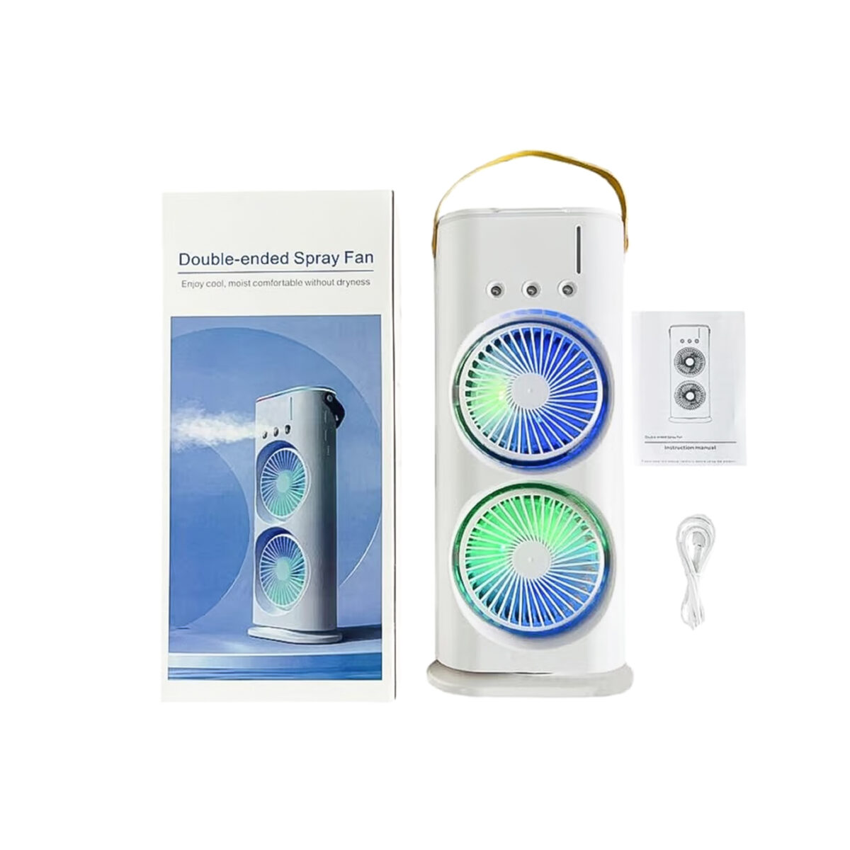 Ventilador Portátil con Spray