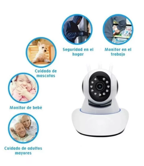 Cámara Ip Seguridad Wifi 360