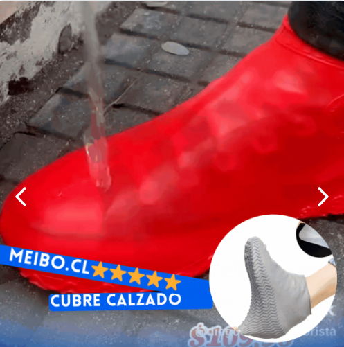 Cubre calzado de silicona antilluvia