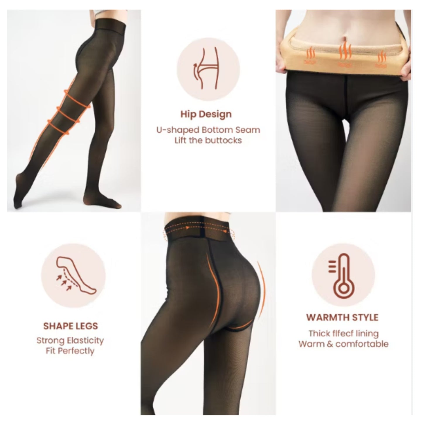 Pantys Polar Efecto Piel