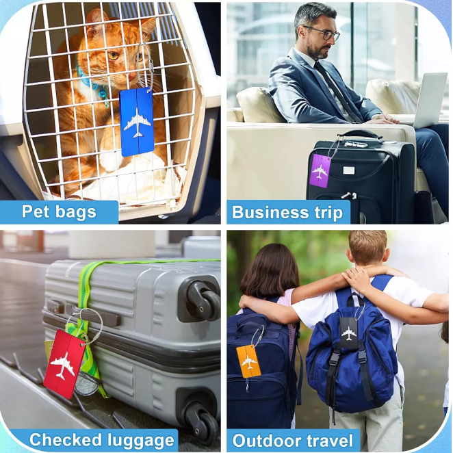 SET TAG IDENTIFICADOR EQUIPAJE Y CANDADO